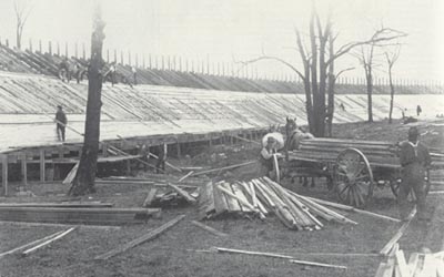 Uniontown (Pennsylvania) Boardtrack, under construction in 1916